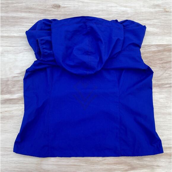 Fila Sport Jacket Running Quarter‎ Zip Pull Over Long Sleeve Women's Blue Large - Picture 7 of 7
